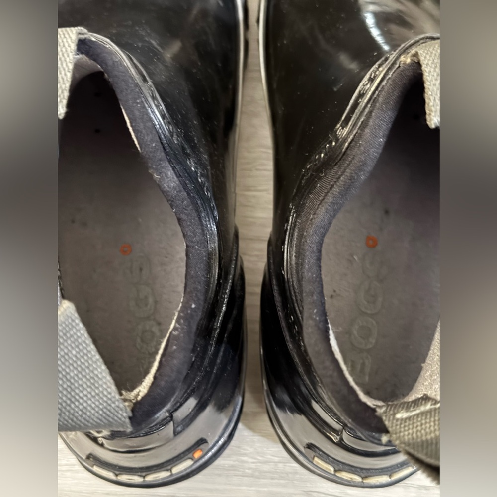 NWT! BOGS Harper Women’s Black Rubber Rain (all weather) Boots - 6 - Picture 8 of 10